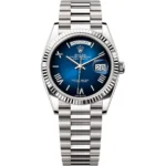 128239-0063-rolex-watch-oyster-perpetual-day-date-superlative-chronometer-officially-certified-men-blue-dial-metal-silver-strap-automatic-analog-sweeping-hands