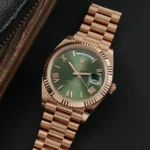 ⁦ساعة رولكس Rolex داي ديت للرجال نحاسى⁩ - الصورة ⁦5⁩