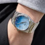 ⁦ساعة تيسوت PRX رجالي أوتوماتيك T137.407.11.351.01⁩ - الصورة ⁦2⁩