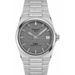 ساعه-تيسوت-prx-اوتوماتيك-سويسريه-بلون-مينا-رمادى-اوستيم-كعدن-فضى-للرجال-ساعات-تيسوت-اصليه-مصر