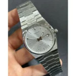 ⁦ساعة تيسوت PRX رجالي أوتوماتيك رمادى⁩ - الصورة ⁦2⁩