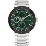 1792117-tommy-hilfiger-watch-men-green-dial-metal-stainless-steel-silver-strap-quartz-analog-lorenzo