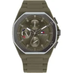 1792121-tommy-hilfiger-watch-men-green-dial-rubber-strap-quartz-analog-neo