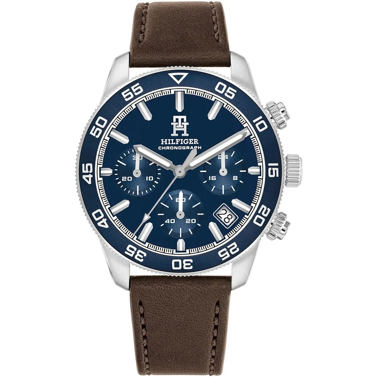 1792163-tommy-hilfiger-watch-chronograph-men-blue-dial-leather-brown-strap-quartz-analog-th85