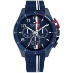 1792169-tommy-hilfiger-watch-chronograph-men-blue-dial-rubber-strap-quartz-analog-bank